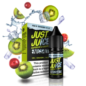 Kiwi & Cranberry on ice (Just Juice NicSalt 10ml)