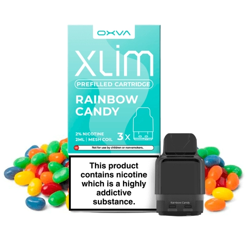 OXVA Xlim előretöltött POD Rainbow Candy 20 mg (3db)